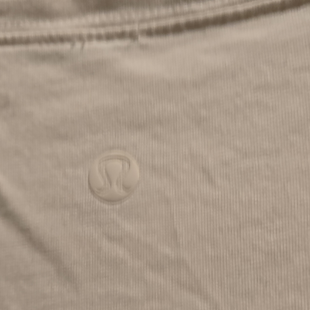 lululemon athletica Cream and Green Botanical Long Sleeve Tee - Picture 3 of 6